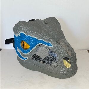 Jurassic World Chomp n Roar Dinosaur Mask with Blue and Gray Design